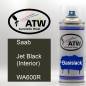 Preview: Saab, Jet Black (Interior), WA600R: 400ml Sprühdose, von ATW Autoteile West.